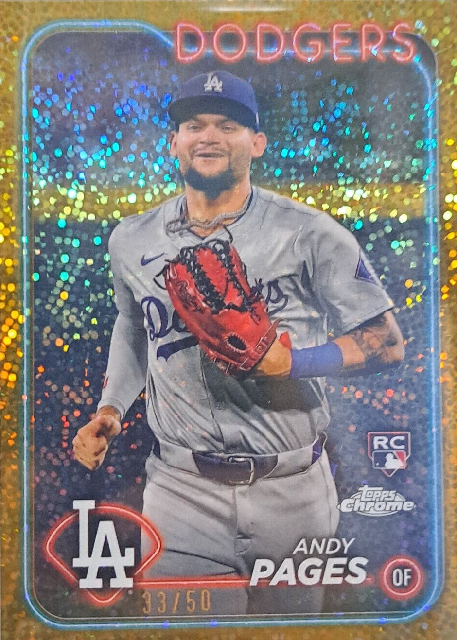 Andy Pages 2024 Topps Chrome Update #USC148 Image Variation